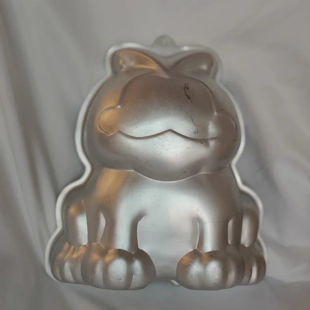 VTG 1978‎ WILTON Garfield Baking Mold Cake Pan Aluminum 502-9403